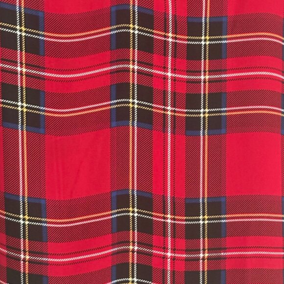 J. Crew Red Plaid Sleeveless Halter Neck Women's Size 12 NWOT - Picture 2 of 9